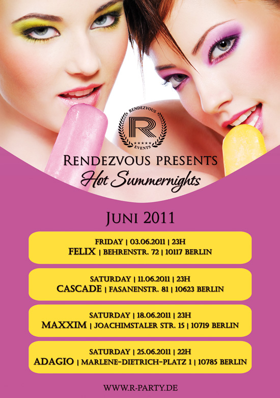 Дискотеки в Берлине - Лето 2011 Rendezvous-Party