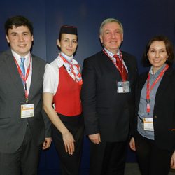 Уральские авиалинии на выставке в Берлине 2013